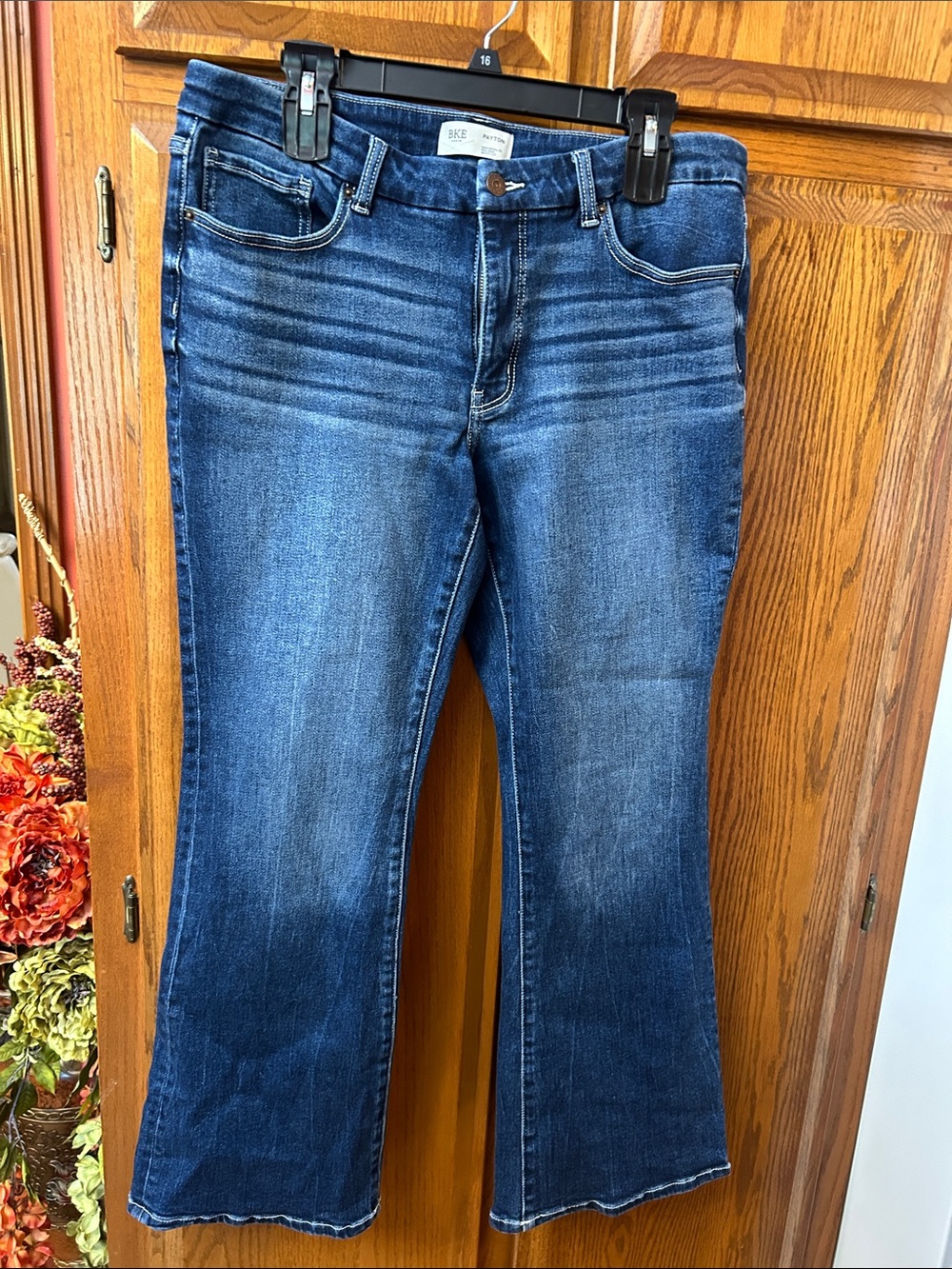 BKE Medium Wash Blue Flared Jeans